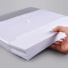 Wholesale of Morandi color transparent snap file bags, a4 storage test paper materials file bags, PP waterproof bags with labels Application Scenario